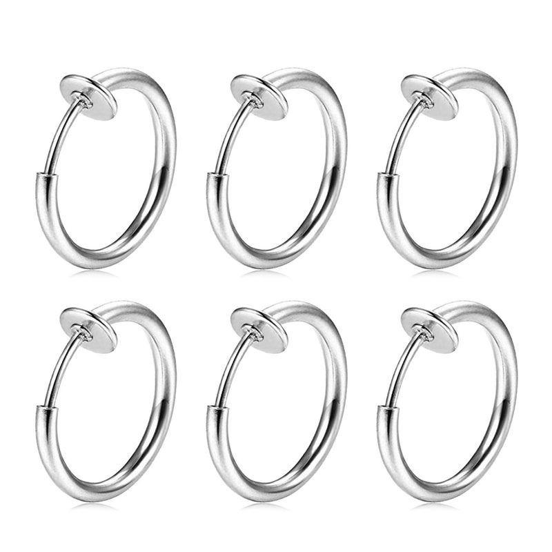 MODRSA Faux Nose Ring - Spring Hoop Clip On, Non-Piercing Jewelry for Women - Image 1